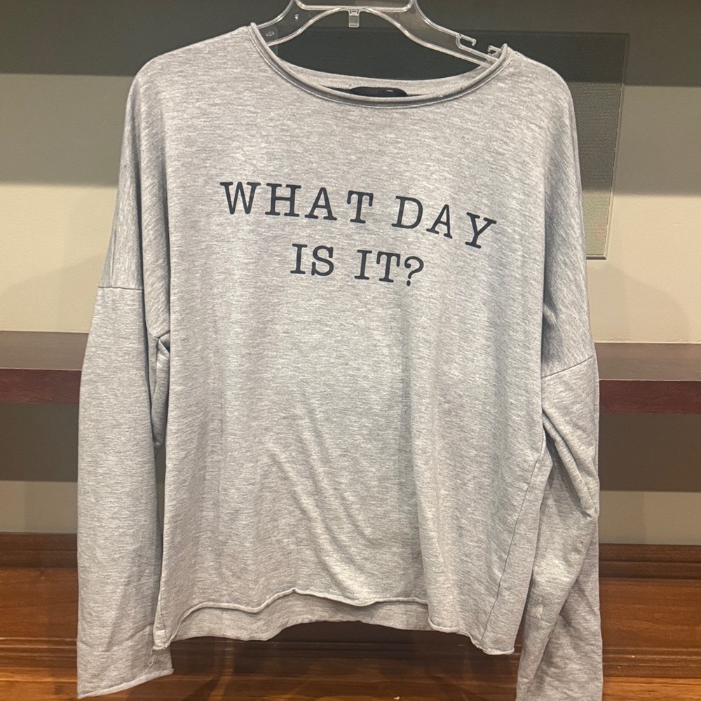 Funny Gray Long Sleeve Shirt
